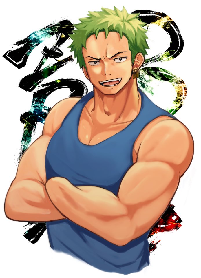 roronoa zoro (one piece) drawn by ronba1125