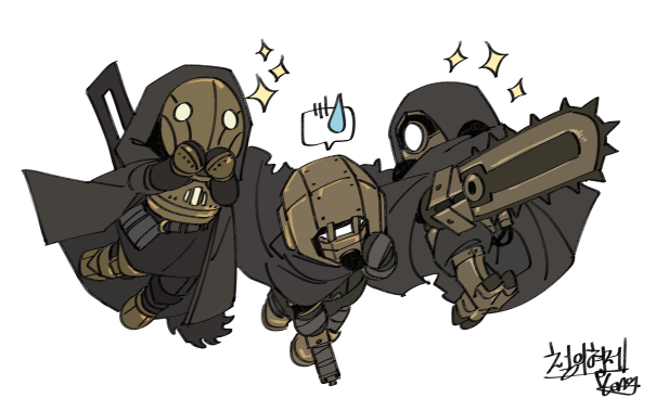 arnold, consta, and mo (project moon and 1 more) drawn by force_(4sk_force)