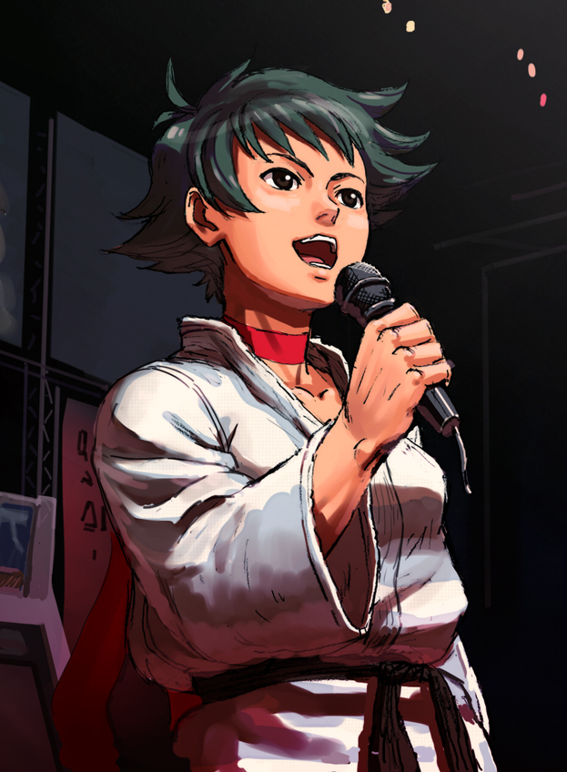 makoto and momochi (street fighter and 1 more) drawn by jibon