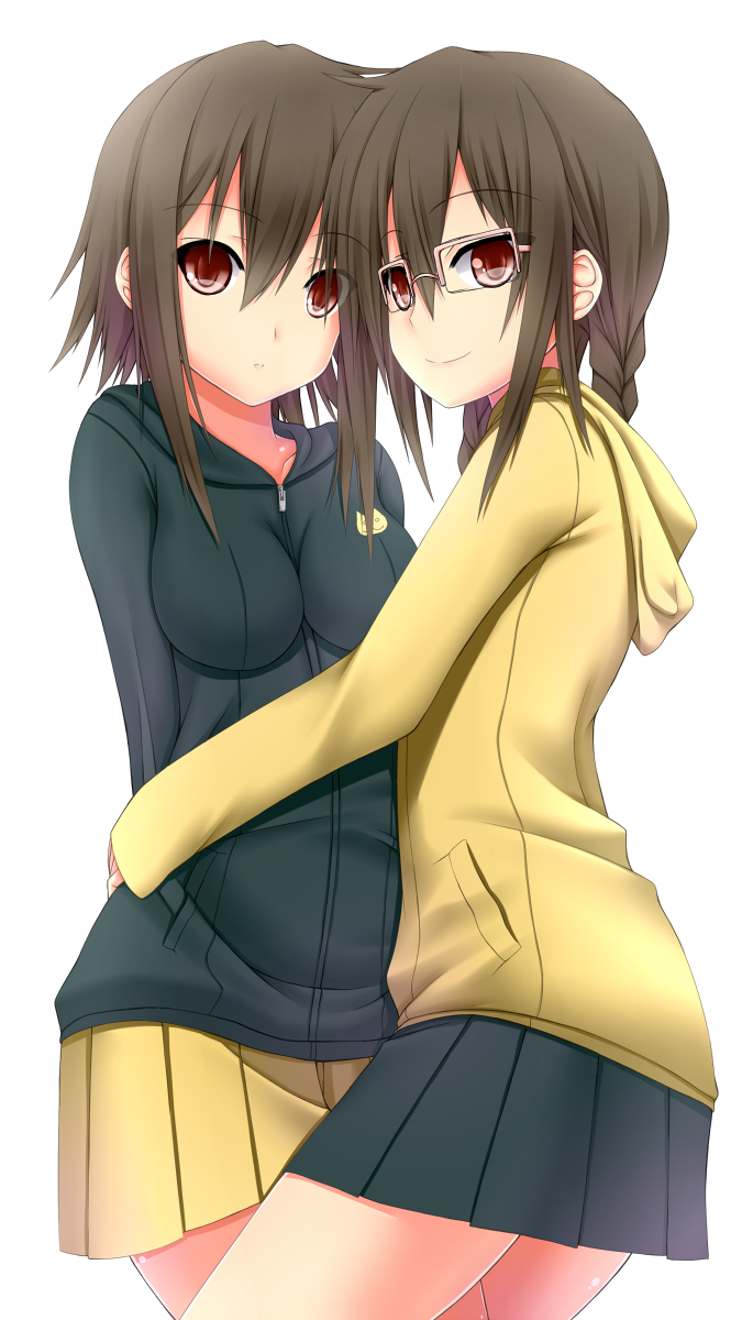 orihara mairu and orihara kururi (durarara!!) drawn by shouyan