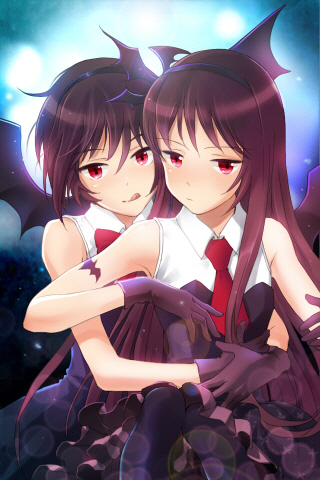 sion flina and rion flina (sword girls) drawn by oro