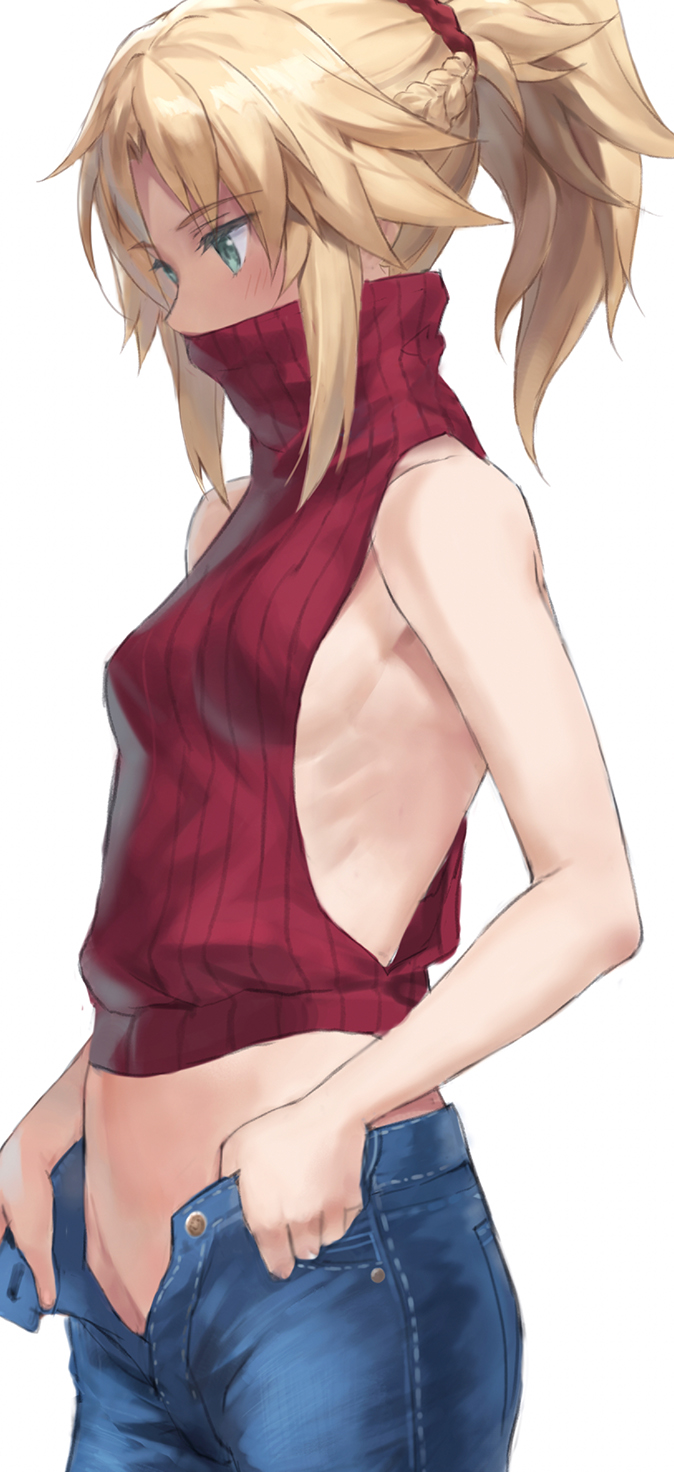 mordred (fate and 1 more) drawn by tonee