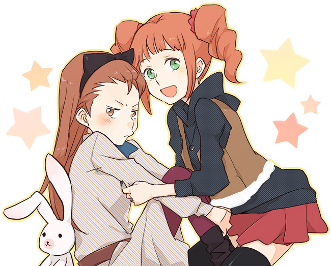 minase iori, takatsuki yayoi, and usa-chan (idolmaster) drawn by pe88y_(yu_tsugirls)