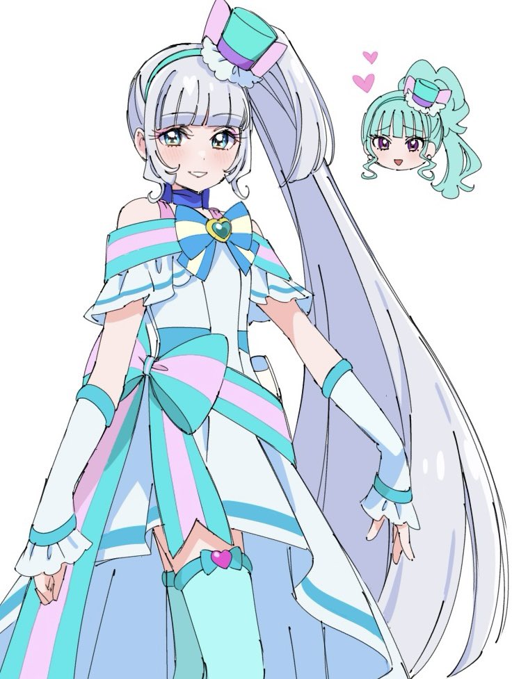 nekoyashiki yuki, nekoyashiki mayu, cure nyammy, and cure lillian (precure and 1 more) drawn by shirako_love