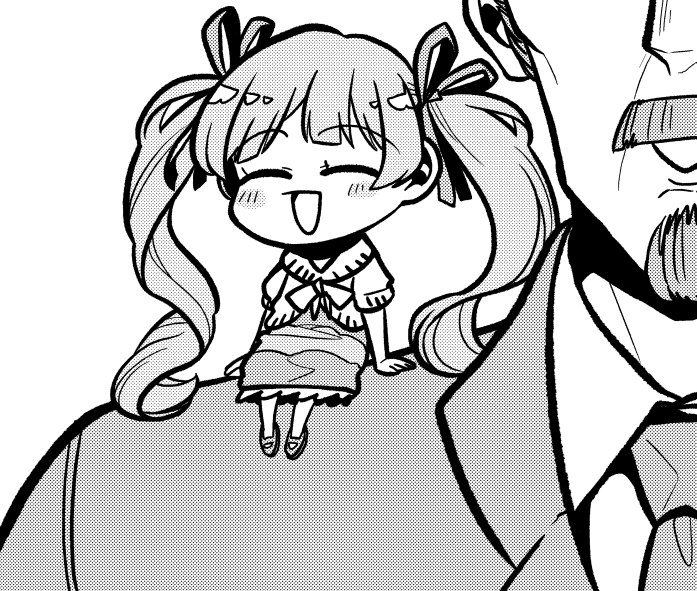 hakozaki serika and hakozaki serika's father (idolmaster and 2 more) drawn by ononaka_akihiro