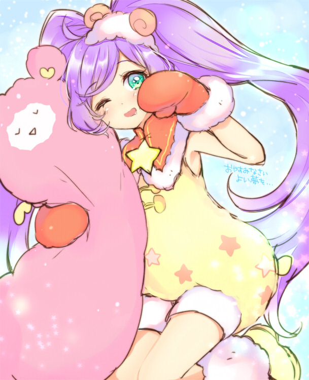 manaka laala and kuma (pretty series and 1 more) drawn by touyama_soboro