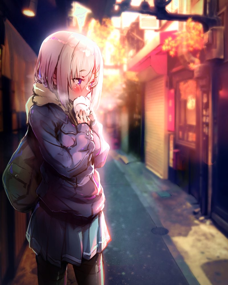 hamakaze (original and 1 more) drawn by afukuro