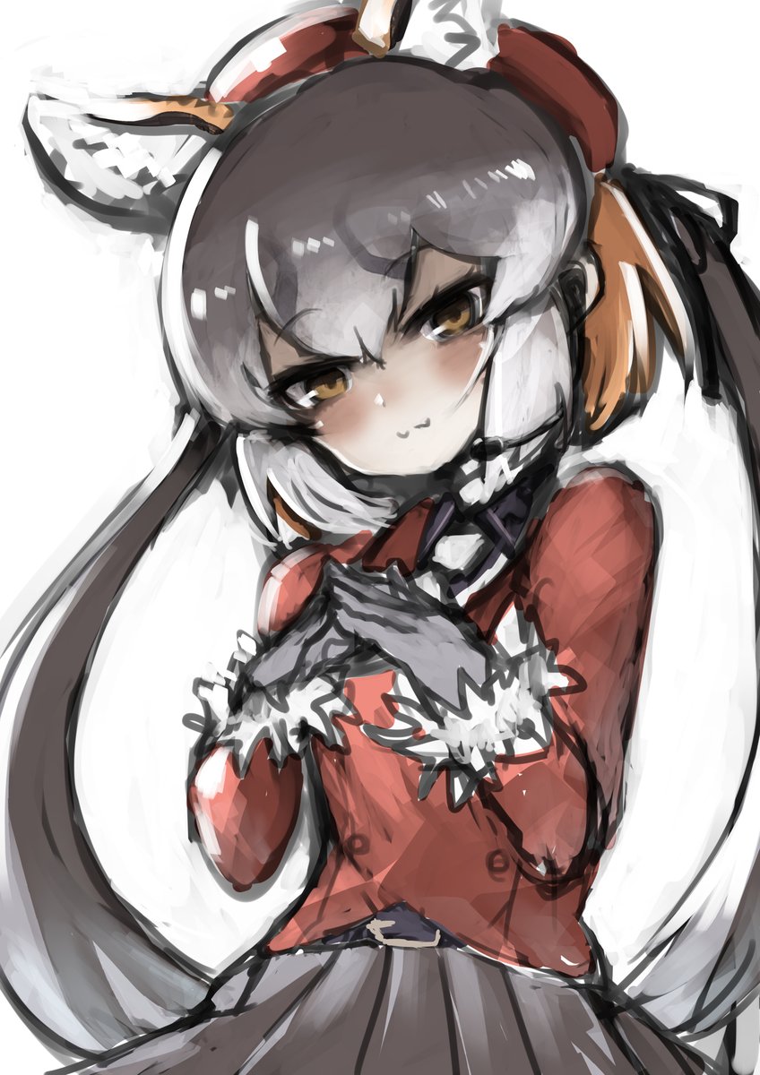 island fox (kemono friends and 1 more) drawn by gaga_(gamerakero)