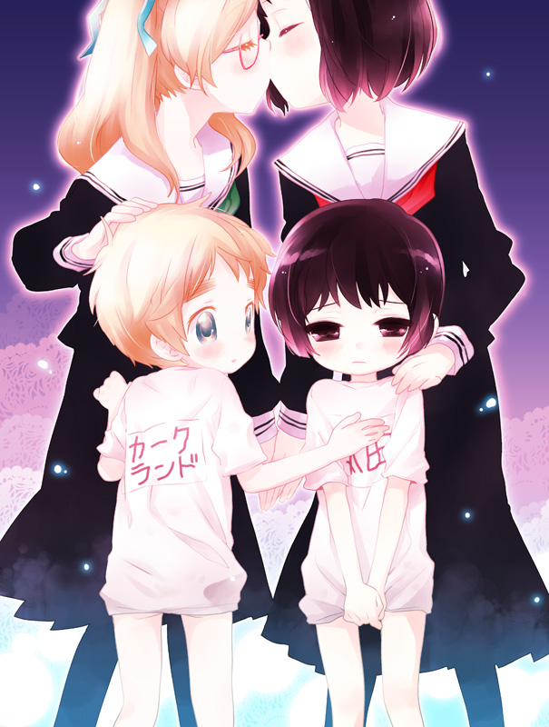 united kingdom and japan (axis powers hetalia) drawn by yurihara_aki