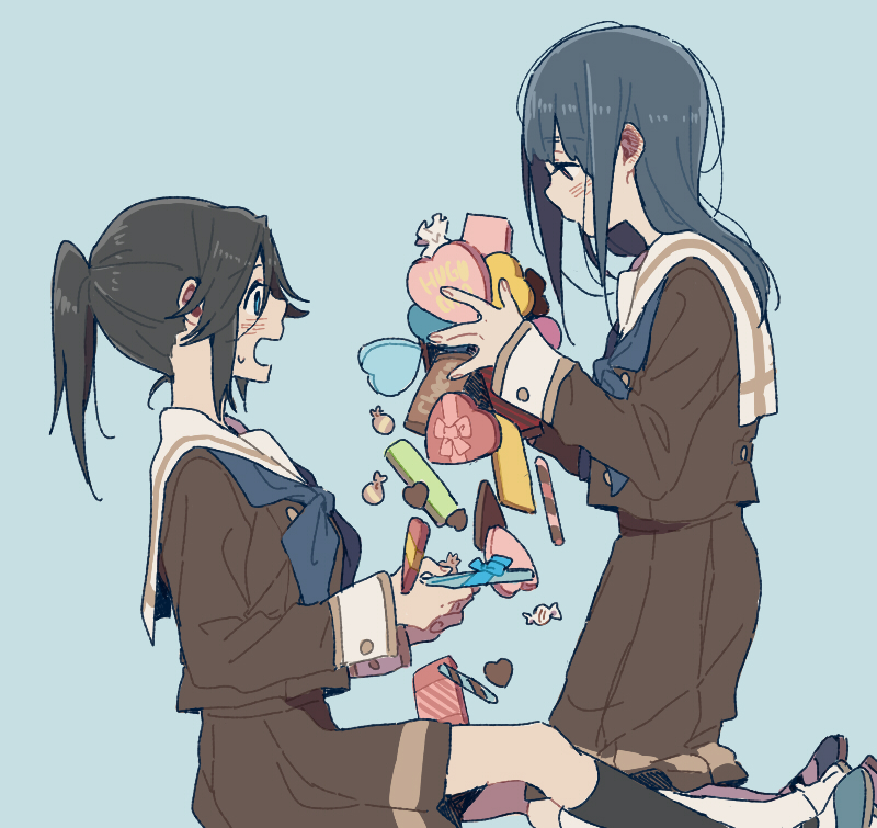 yoroizuka mizore and kasaki nozomi (hibike! euphonium and 1 more) drawn by ree_(re-19)