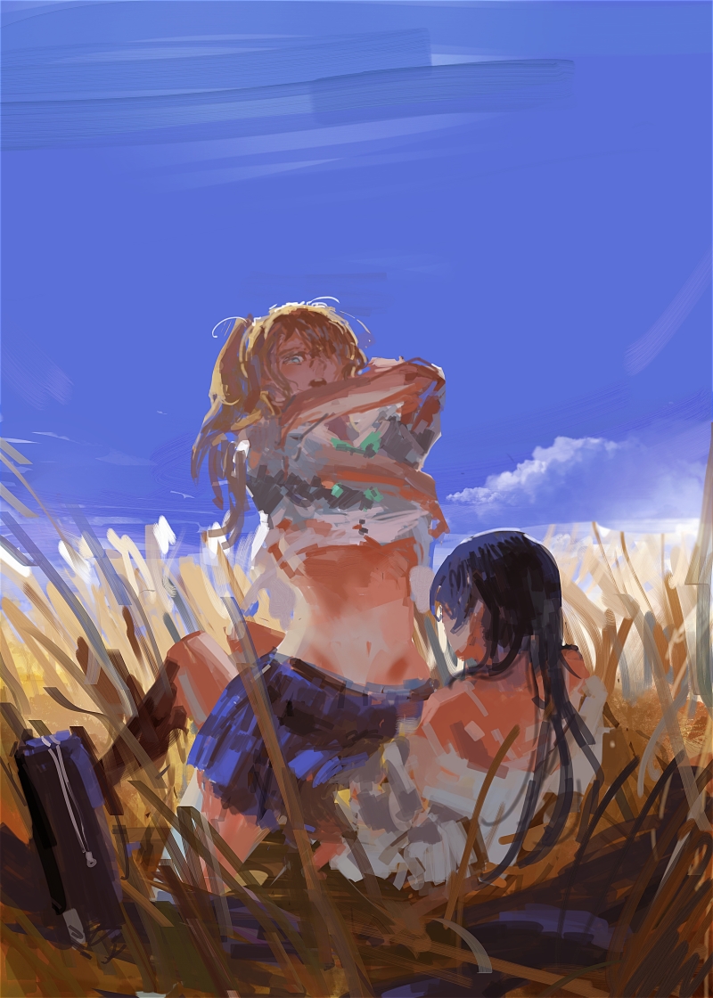 sonoda umi and ayase eli (love live! and 1 more) drawn by stu_dts
