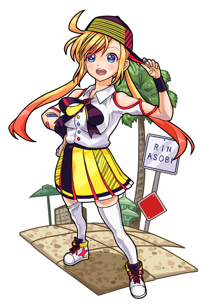 rin asobi (monster strike and 1 more) drawn by takane_(lovehatsune)