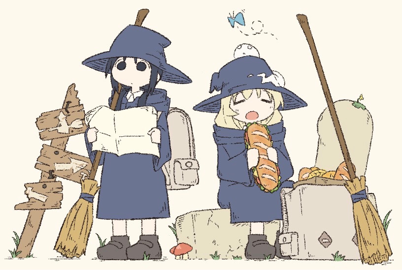 chito, yuuri, and nuko (shoujo shuumatsu ryokou) drawn by tm_(utfp3372)