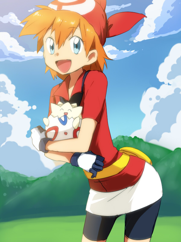 may, misty, and togepi (pokemon and 1 more) drawn by maruki_(punchiki)
