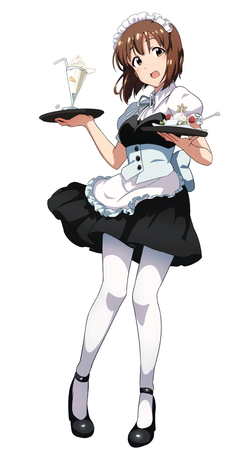 hagiwara yukiho (idolmaster and 2 more) drawn by momo_no_suidou-sui