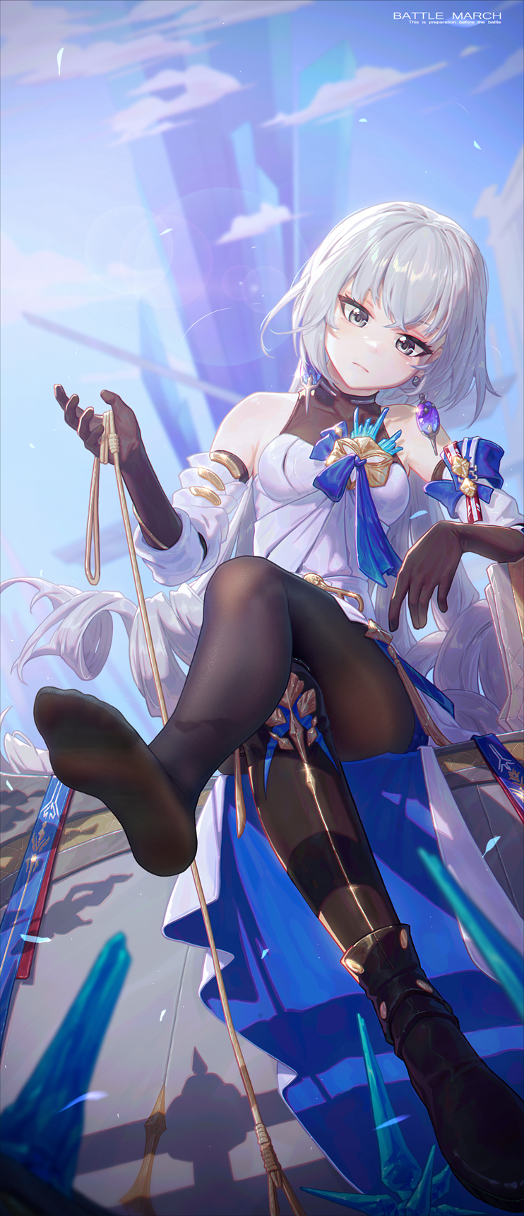 bronya rand (honkai and 1 more) drawn by icecake