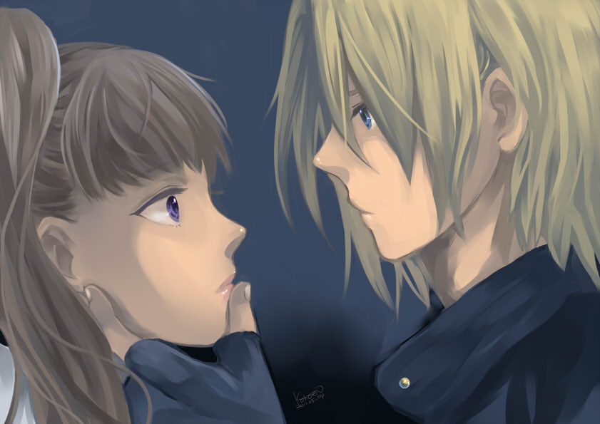 amano nene and aonuma kiriha (digimon and 1 more) drawn by kokoen