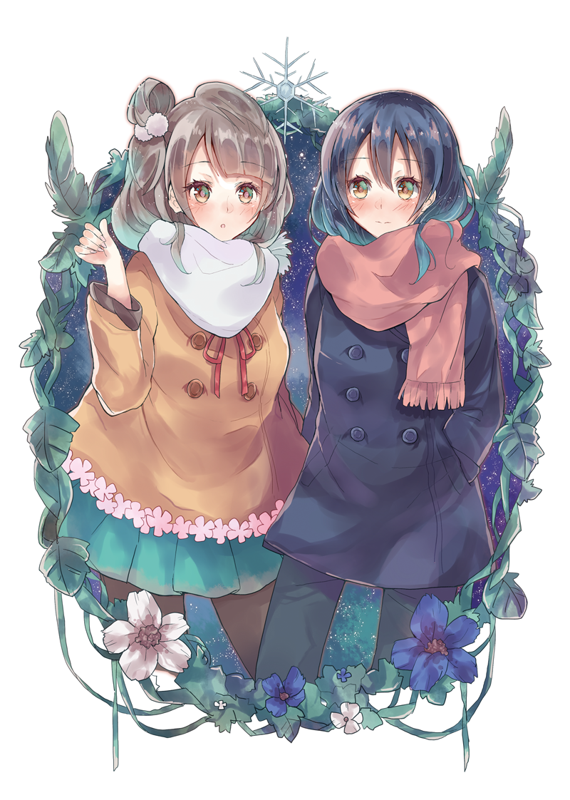 sonoda umi and minami kotori (love live! and 1 more) drawn by ultone_(neisiss)