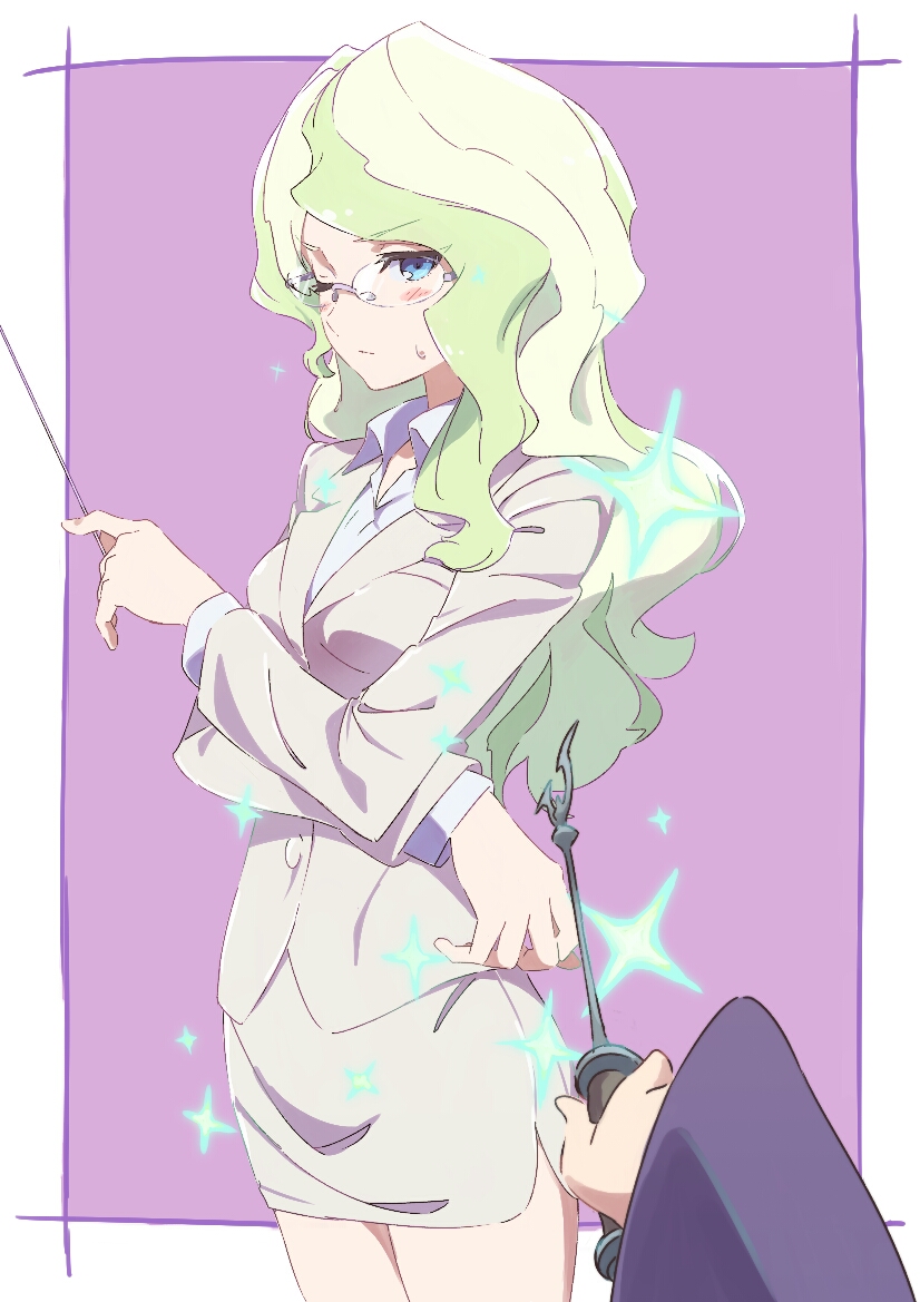 kagari atsuko and diana cavendish (little witch academia) drawn by tama_(tama-s)
