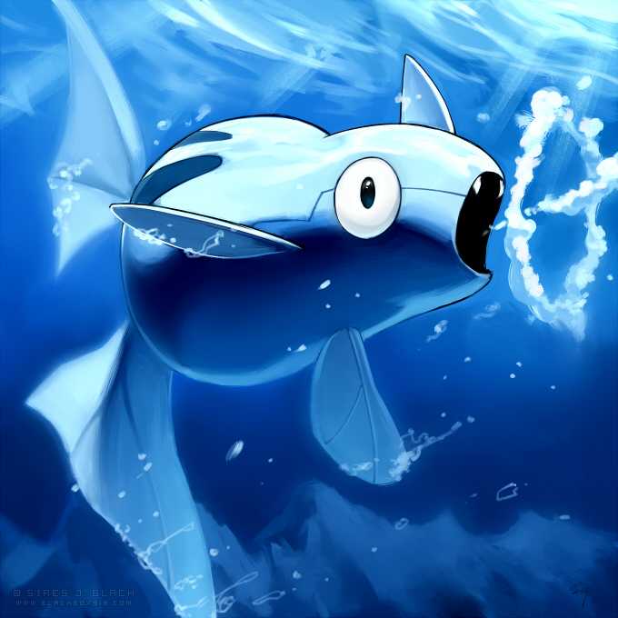 remoraid (pokemon) drawn by sires_r_black