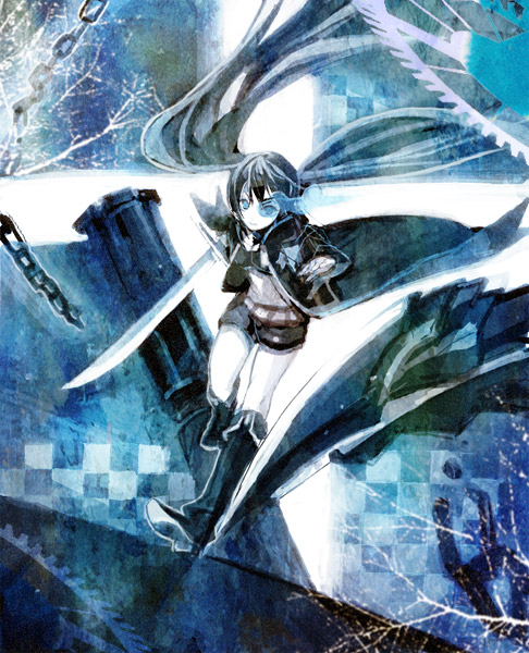 black rock shooter (black rock shooter) drawn by loc6