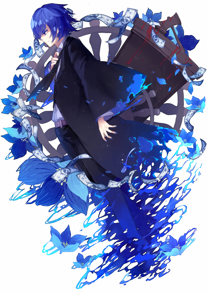 kaito and gallerian marlon (vocaloid and 2 more) drawn by lyodi