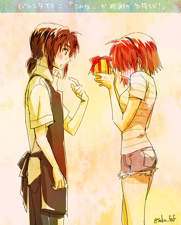 makabe kazuki and canon memphis (soukyuu no fafner) drawn by sakuhiroh