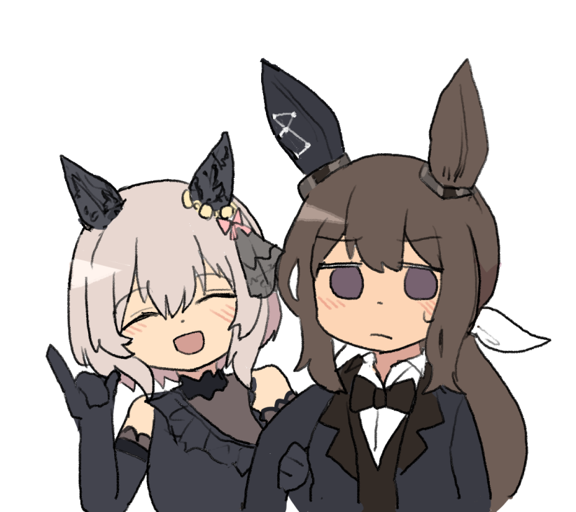 admire vega and curren chan (umamusume) drawn by umayoude_su