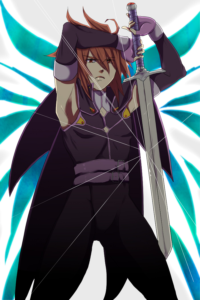 kratos aurion (tales of and 1 more) drawn by matano_maya