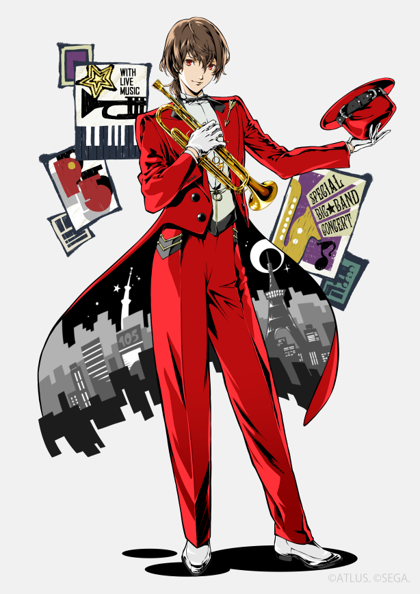 akechi gorou (persona and 1 more) drawn by saitou_rokuro