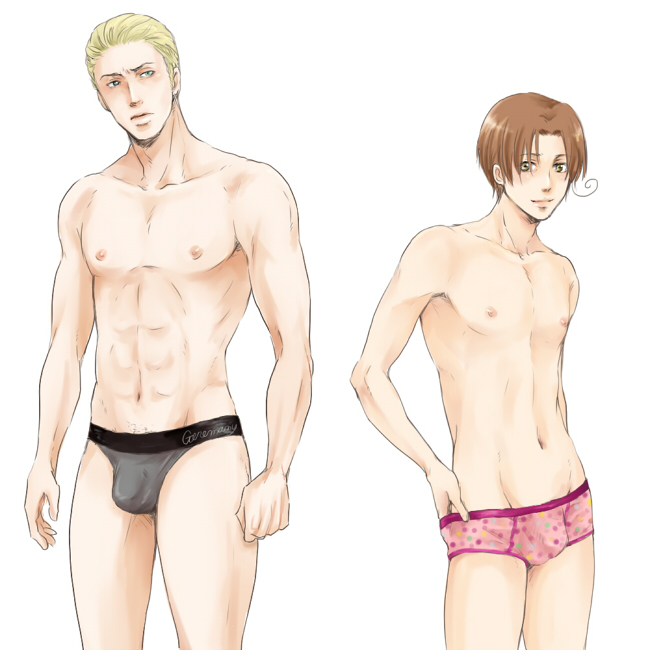 northern italy and germany (axis powers hetalia) drawn by kozakurasho