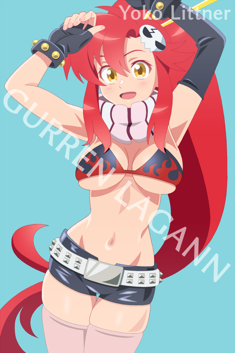 yoko littner (tengen toppa gurren lagann) drawn by kuroi_ohagi