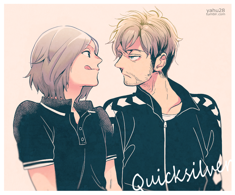 quicksilver, pietro maximoff, peter maximoff, evan peters, and aaron taylor-johnson (marvel and 6 more) drawn by yafu_(yahuxx28)