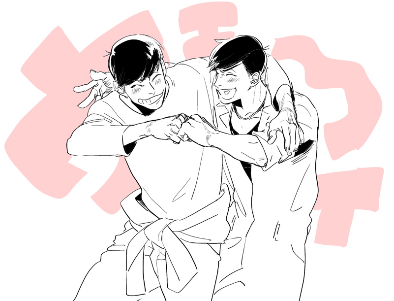 osomatsu and 1 more drawn by denzou_(50021106)