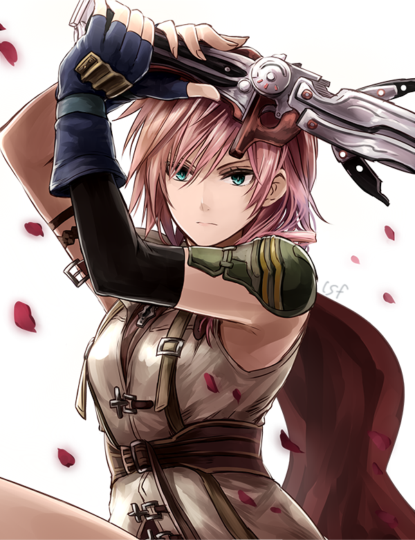 lightning farron (final fantasy and 1 more) drawn by sasanomesi