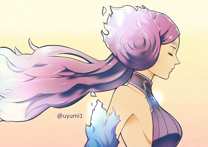 brighid (xenoblade chronicles and 1 more) drawn by uyumizyunco