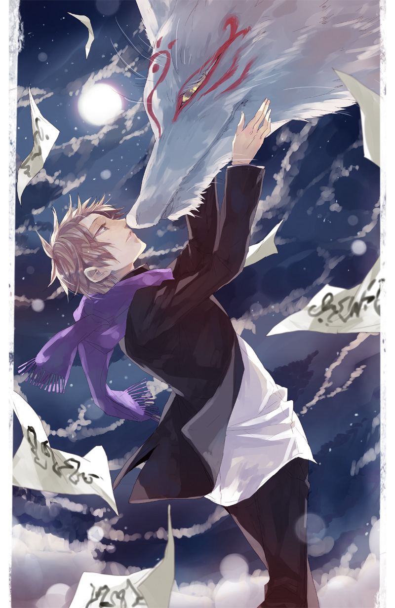 natsume takashi and madara (natsume yuujinchou) drawn by ichi_kawa_ichi