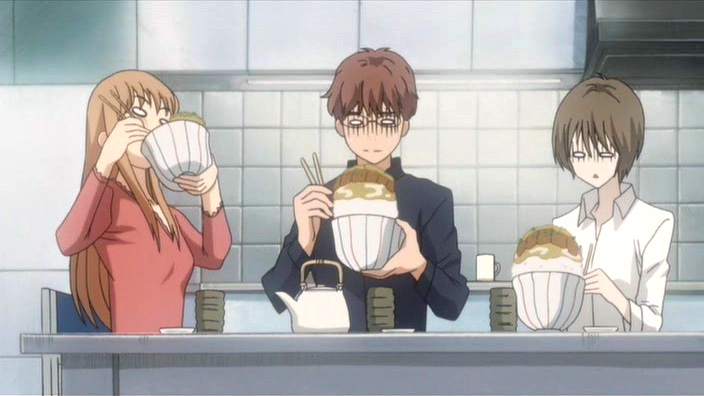 yamada ayumi, mayama takumi, and harada rika (honey and clover)