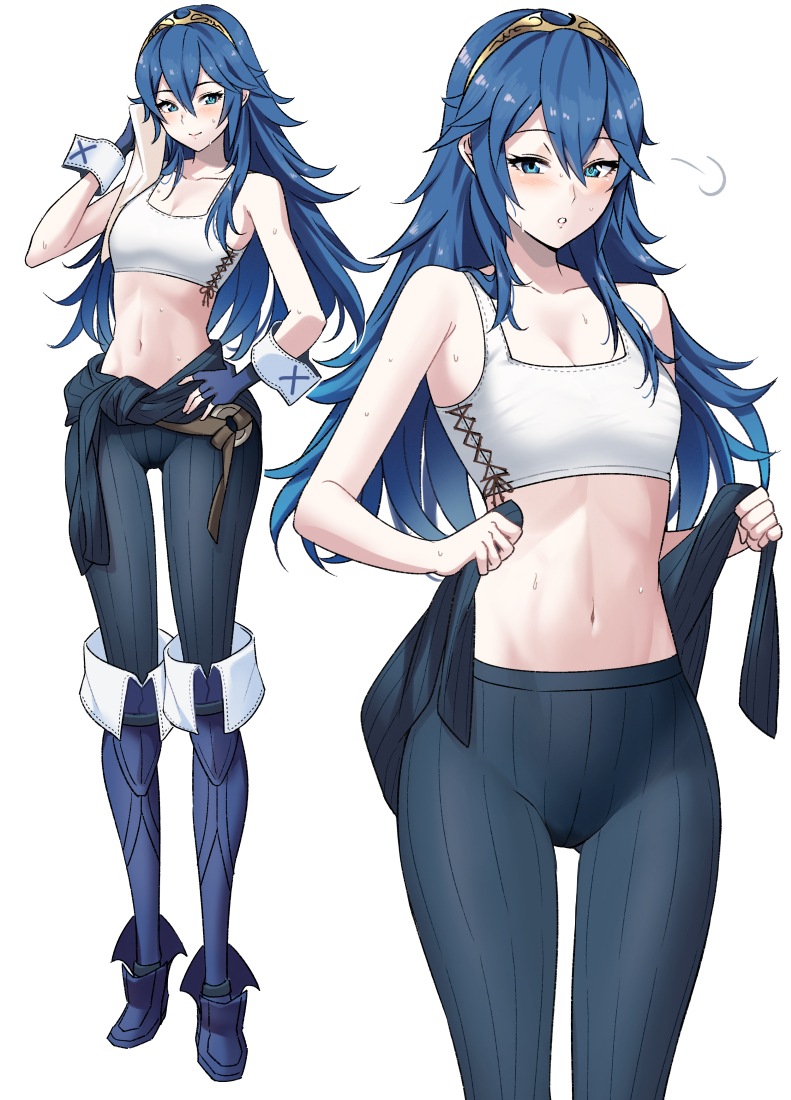 lucina (fire emblem and 1 more) drawn by ameno_(a_meno0)
