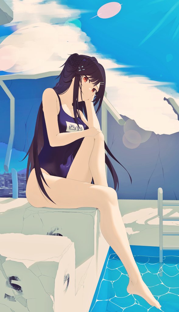 nishino akane (kage no jitsuryokusha ni naritakute!) drawn by kawakami_ichiten