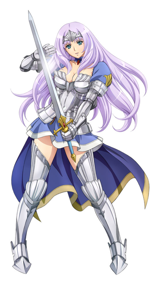 annelotte and knight princess annelotte (queen's blade and 1 more) drawn by eiwa