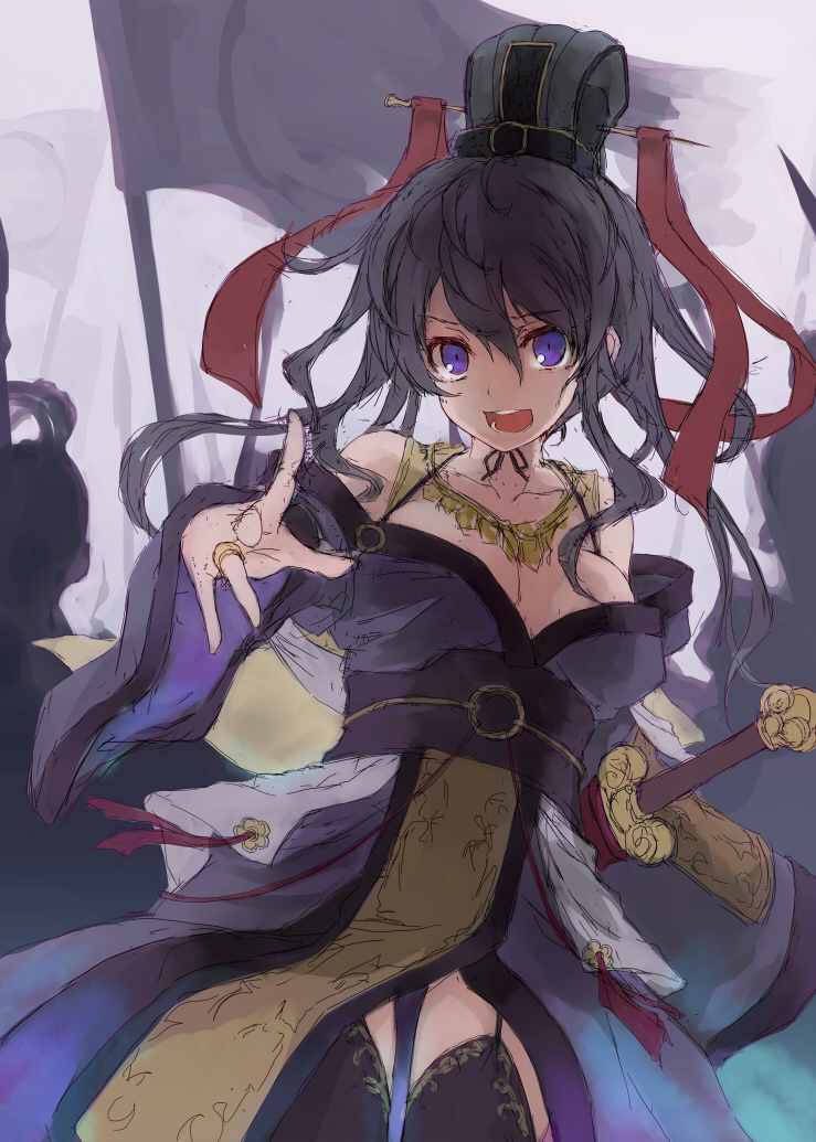 dong zhuo (romance of the three kingdoms) drawn by nanahara_fuyuki