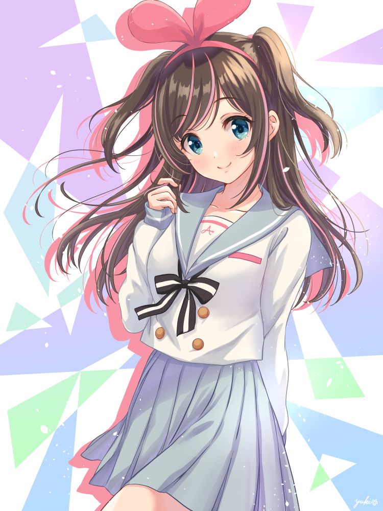 kizuna ai (kizuna ai inc.) drawn by yuuki_(yukinko-02727)