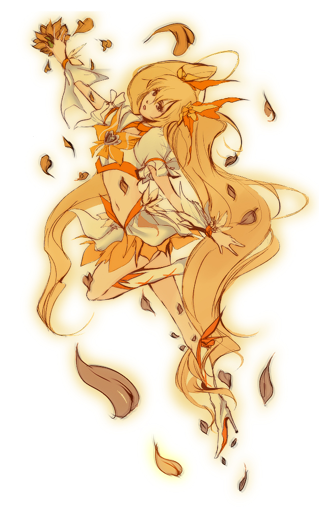 myoudouin itsuki and cure sunshine (precure and 1 more) drawn by fuki_raito