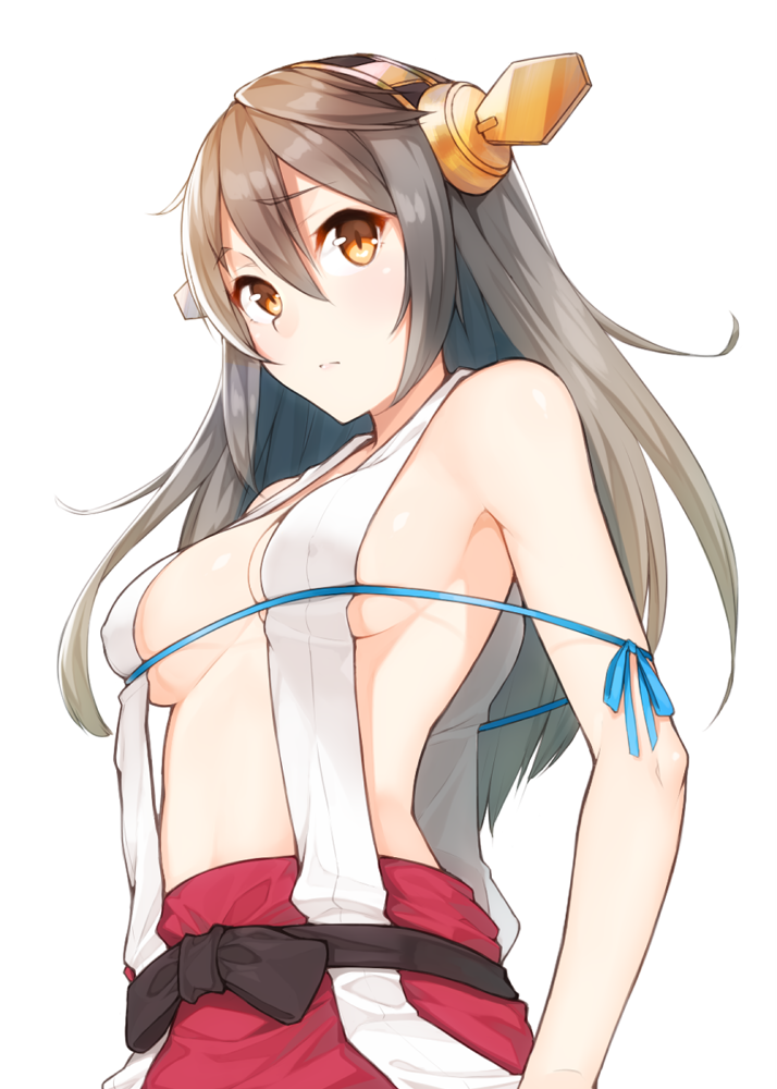 haruna (kantai collection and 1 more) drawn by shirousagi_uyu
