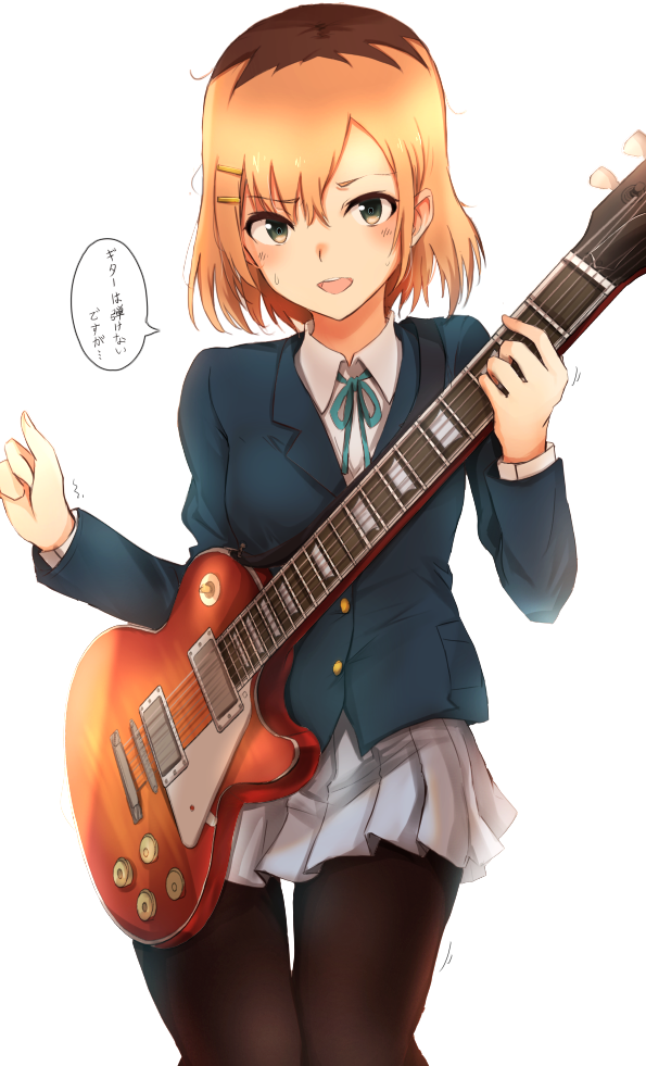 hirasawa yui and miyamori aoi (k-on! and 1 more) drawn by tahita1874