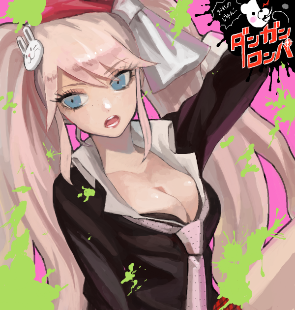 enoshima junko and ikusaba mukuro (danganronpa and 1 more) drawn by tndkworks