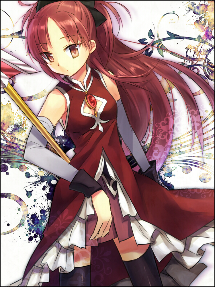 sakura kyoko (mahou shoujo madoka magica) drawn by yuri_(momo111yuri)