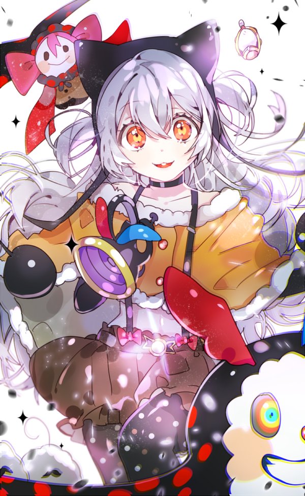 charlotte, momoe nagisa, and anthony (mahou shoujo madoka magica and 1 more) drawn by piyo_(ppotatto)