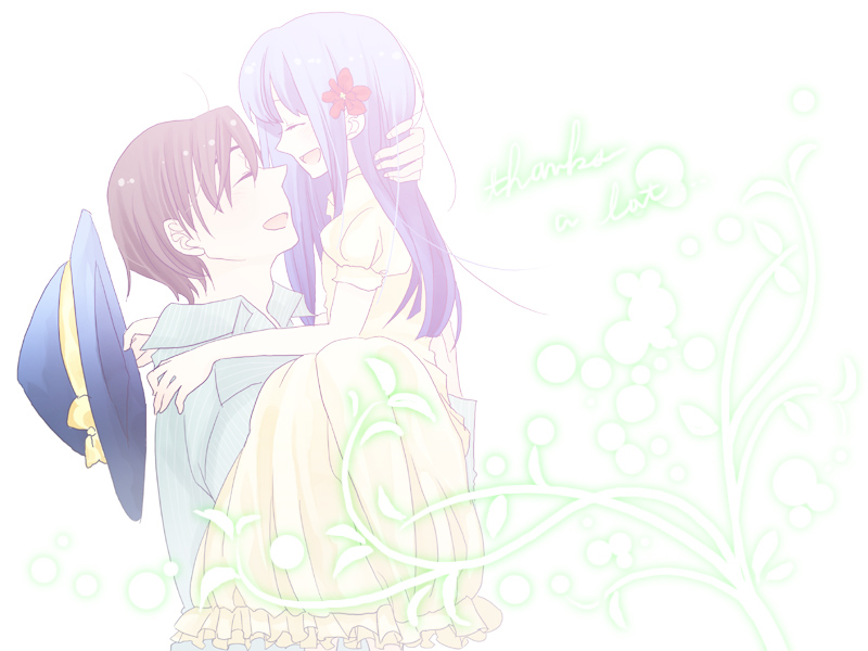 furude rika and akasaka mamoru (higurashi no naku koro ni) drawn by kururi